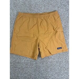 Vintage 80's Patagonia Baggies Shorts 3" Yellow Men's Small Rare